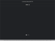 Tablet Screenshot of casalebaldetti.com